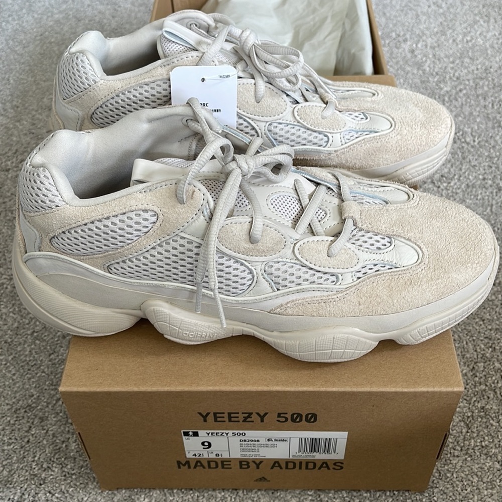 NWT Adidas Yeezy 500 Blush US9